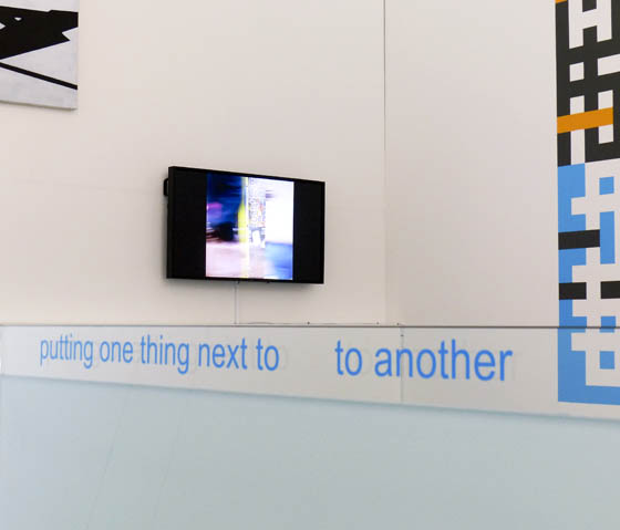 Philip Bradshaw, Installation view, That's Not What I Meant, Firstsite, Colchester, 2015, the garden looks nice